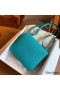 Hermes Constance Enamel 18 Handmade Bag In Blue Paon Epsom Calfskin
