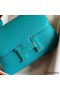 Hermes Constance Enamel 18 Handmade Bag In Blue Paon Epsom Calfskin
