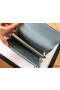 Hermes Constance Long Wallet In Blue Lin Epsom Leather