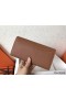 Hermes Constance Long Wallet In Gold Epsom Leather