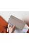 Hermes Constance Long Wallet In Grey Epsom Leather