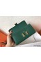 Hermes Constance Long Wallet In Malachite Epsom Leather