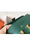 Hermes Constance Long Wallet In Malachite Epsom Leather