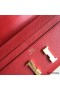Hermes Constance Long Wallet In Red Epsom Leather
