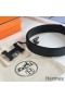 Hermes Constance Reversible Belt 32MM in Epsom Leather with Black Buckle