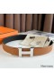 Hermes Constance Reversible Belt 38MM in Gold Epsom Calfskin
