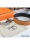 Hermes Constance Reversible Belt 38MM in Gold Epsom Calfskin