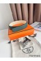 Hermes Constance Reversible Belt 38MM in Green and Craie Epsom Calfskin