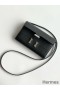 Hermes Constance To Go Wallet in Black Epsom Calfskin