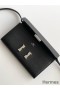 Hermes Constance To Go Wallet in Black Epsom Calfskin