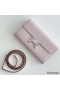 Hermes Constance To Go Wallet in Mauve Pale Epsom Calfskin