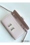 Hermes Constance To Go Wallet in Mauve Pale Epsom Calfskin