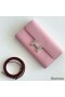Hermes Constance To Go Wallet in Pink Epsom Calfskin