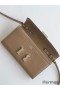 Hermes Constance To Go Wallet in Taupe Epsom Calfskin