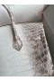 Hermes Diamond Birkin 25cm In Himalaya Niloticus Crocodile Skin