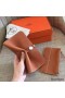 Hermes Dogon Duo Wallet In Gold Clemence Leather