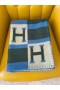 Hermes Emeraude Avalon Bayadere Throw Blanket