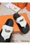 Hermes Empire Sandals in White Calfskin