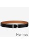 Hermes Etrier Buckle Belt & Brown Clemence 32 MM Strap