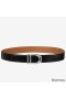 Hermes Etrier Buckle Belt & Brown Clemence 32 MM Strap