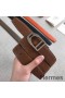Hermes Etrier Buckle Belt & Brown Clemence 32 MM Strap