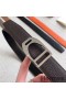 Hermes Etrier Buckle Belt & Chocolate Clemence 32 MM Strap