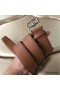 Hermes Etriviere 40 Belt In Brown Epsom Leather