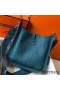 Hermes Evelyne III 29 PM Bag In Blue Jean Clemence Leather