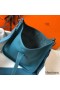 Hermes Evelyne III 29 PM Bag In Blue Jean Clemence Leather