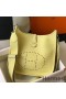 Hermes Evelyne III 29 PM Bag In Jaune Poussin Clemence Leather