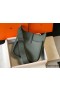 Hermes Evelyne III 29 PM Bag In Vert Amande Clemence Leather