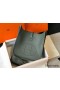 Hermes Evelyne III 29 PM Bag In Vert Amande Clemence Leather