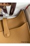 Hermes Evelyne III PM 29 Handmade Bag in Biscuit Clemence Leather