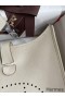 Hermes Evelyne III PM 29 Handmade Bag in Craie Clemence Leather