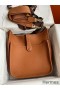 Hermes Evelyne III PM 29 Handmade Bag in Gold Clemence Leather