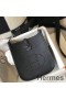 Hermes Evelyne III TPM Bag In Black Clemence Leather
