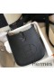 Hermes Evelyne III TPM Bag In Black Clemence Leather