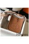 Hermes Evelyne III TPM Bag In Gold Clemence Leather