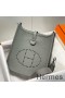 Hermes Evelyne III TPM Bag In Gris Meyer Clemence Leather