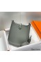 Hermes Evelyne III TPM Bag In Gris Meyer Clemence Leather