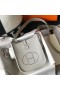 Hermes Evelyne III TPM Bag In Pearl Grey Clemence Leather