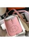 Hermes Evelyne III TPM Bag In Pink Clemence Leather