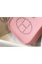 Hermes Evelyne III TPM Bag In Pink Clemence Leather