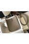 Hermes Evelyne III TPM Bag In Taupe Clemence Leather