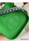 Hermes Evelyne Mini Handmade Bag in Bamboo Clemence Leather
