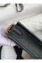 Hermes Evelyne Mini Handmade Bag in Black Clemence Leather