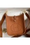 Hermes Evelyne Mini Handmade Bag in Gold Clemence Leather