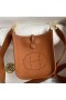 Hermes Evelyne Mini Handmade Bag in Gold Clemence Leather