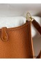 Hermes Evelyne Mini Handmade Bag in Gold Clemence Leather