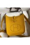 Hermes Evelyne Mini Handmade Bag in Jaune Clemence Leather